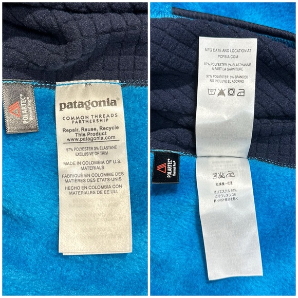 Patagonia Men’s R2 Jacket in Grecian Blue NWT [BB117] - Picture 9 of 10